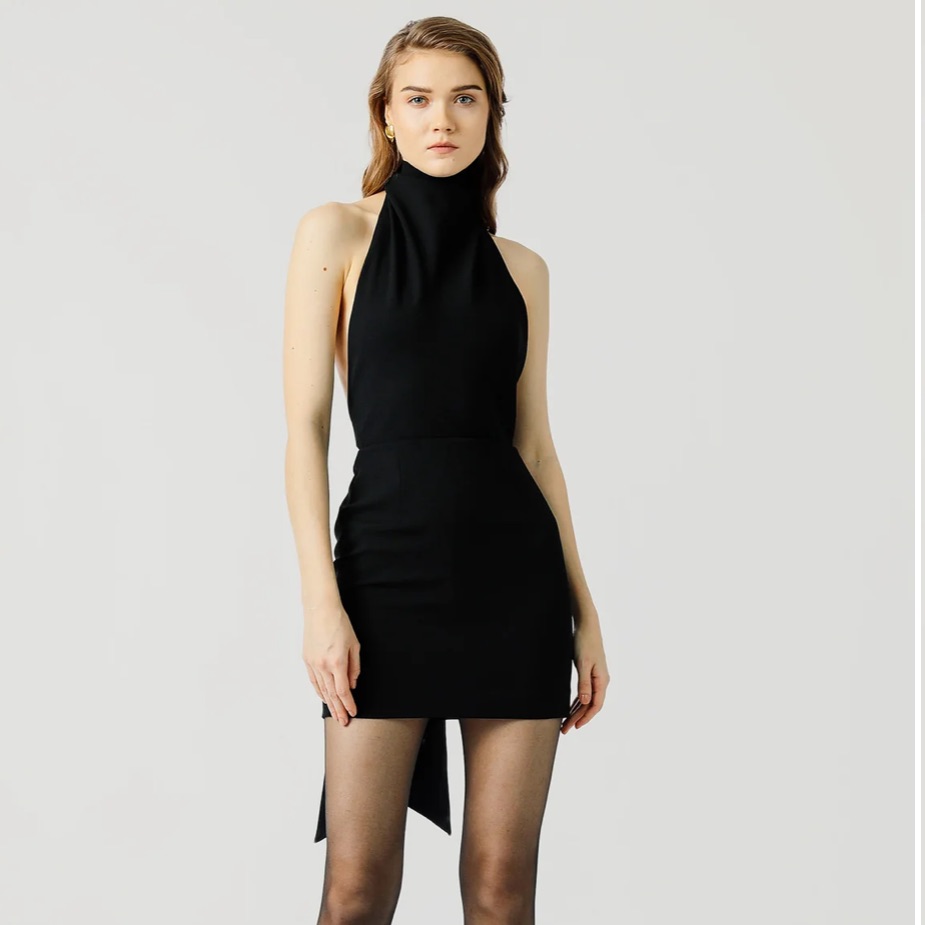 Sau Lee Patsy Backless Mini Dress